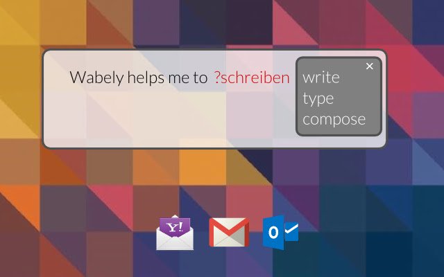 Wabely from Chrome web store to be run with OffiDocs Chromium online
